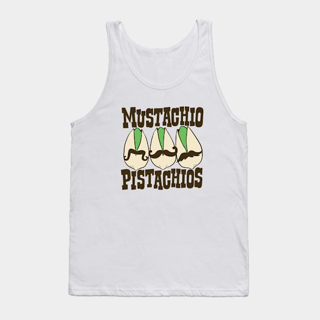 Mustachio Pistachios Tank Top by DetourShirts